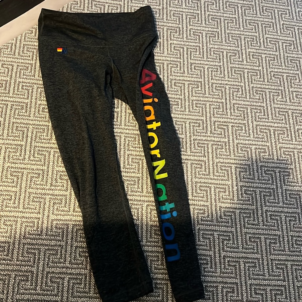 Aviator Nation women’s leggings size xs. Aviator nation written down the side